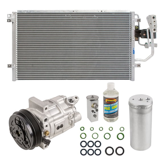 For Saturn LS & LW 2.2L 2000-2004 A/C Kit w/ AC Compressor Condenser & Drier - BuyAutoParts
