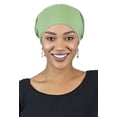 thumbnail image 1 of Head Scarf Wrap for Women Chemo Headwear Headcovers Cancer Cap Pre Tied Scarves Celeste Bamboo (Green Tea), 1 of 1