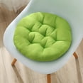 thumbnail image 2 of Tianherq 2 Pack Round Floor Pillows for Adults, Seat Cushions for Office Chair Pads Garden Patio Furniture Desk Stool Pad 15.7in, Green, 2 of 6