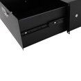 thumbnail image 3 of [US-W]19" 4U Steel Plate DJ Drawer Equipment Cabinet with Keys Black, 3 of 13