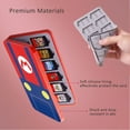 thumbnail image 2 of Game Card Case Compatible with Nintendo Switch & Switch Lite/OLED, Kawaii 24 Game Holder Cartridge Case for Game Cards and 24 SD Cards, Cute Compact Game Storage Case Box, Mario Party, 2 of 6