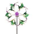 thumbnail image 1 of Iron Art Craft Outdoor 3D Wind Spinner with Sturdy Iron Material Reflective Painting and Rustless Function Windmill for Outdoor Yard Lawn Garden Decorations, 1 of 8
