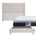 thumbnail image 1 of Colchón Matrimonial + Box Dolum + Cabecera Lugo Spring Air Dicasa Monaco, 1 of 8