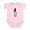 Petal Pink, variant on CafePress - El Dia De Los Muertos Mermaid Body Suit - Baby Light Bodysuit, Size Newborn - 24 Months