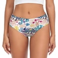 thumbnail image 1 of Fotbe Colorful Chameleons Calzones Estampados para Mujer – Ropa Interior de Algodón, Cómoda, Suave y Elástica-X-Large, 1 of 6