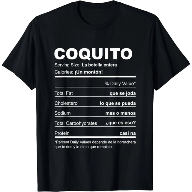 Playera de Mujer Coquito Boricua Receta Navideña Puerto Rico