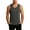 Dark Gray, variant on Men's V Neck Seamless thermal Tank Top, Fleece Lined Wool Silk Warm Base Layer Undershirt Size L-4XL Black