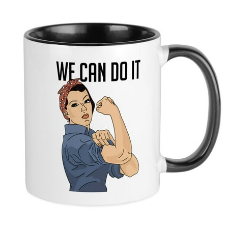 

CafePress - Rosie The Riveter We Can Do It - Ceramic Coffee Tea Novelty Mug Cup 11 oz