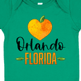 thumbnail image 4 of Inktastic Orlando Florida Orange in Heart Boys or Girls Baby Bodysuit, 4 of 5