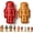 #D, variant on Christmas Mini Pie Mold Collection, Reusable Embossed Molds for Holiday Baking, Includes Santa, Tree, Snowman & Reindeer Shapes