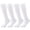 White, variant on 4 Pairs Compression Socks for Women and Men, Knee High Athletic Support Socks for Running, Sports, Travel, Nurses, Graduated Compression Stockings