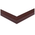 thumbnail image 5 of ArtToFrames 6x19 inch Mahogany with Black Lip Picture Frame, Brown Wood Poster Frame (4832), 5 of 7
