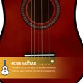 thumbnail image 4 of RENACLIPY 1Pc Children's First Guitar Wood Coffee Color for Kids Beginner and Music Practice, 4 of 7