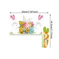 thumbnail image 3 of Easter Decorations Wooden Letter Decoration with Bunny, Colorful Bunny Door Ornament, Spring Summer Front Door Decor, Easter Sign for Home Front Door Easter Party Festival Decor 7.8x7.2" A, 1Pcs, 3 of 7