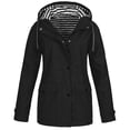 thumbnail image 1 of Aofany Manteaux de Pluie pour Femmes Imperméables Extérieur Grande Taille Imperméable Imperméable à Capuche, 1 of 4