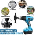 thumbnail image 5 of Drill For Water Transfer, Self-Priming Electric Drill Powered Portable Hand Drill Water Pump For Gasoline Oil Aquarium Garden, Cordless & Power-Free Operation, Fast Liquid, 5 of 9