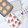 thumbnail image 5 of Yayeee Pot Holders Kitchen Heat Resistant with Pocket 7"x9.8" Cotton Oven Cooking Hot Pads, Santa Hats Pattern, 5 of 7