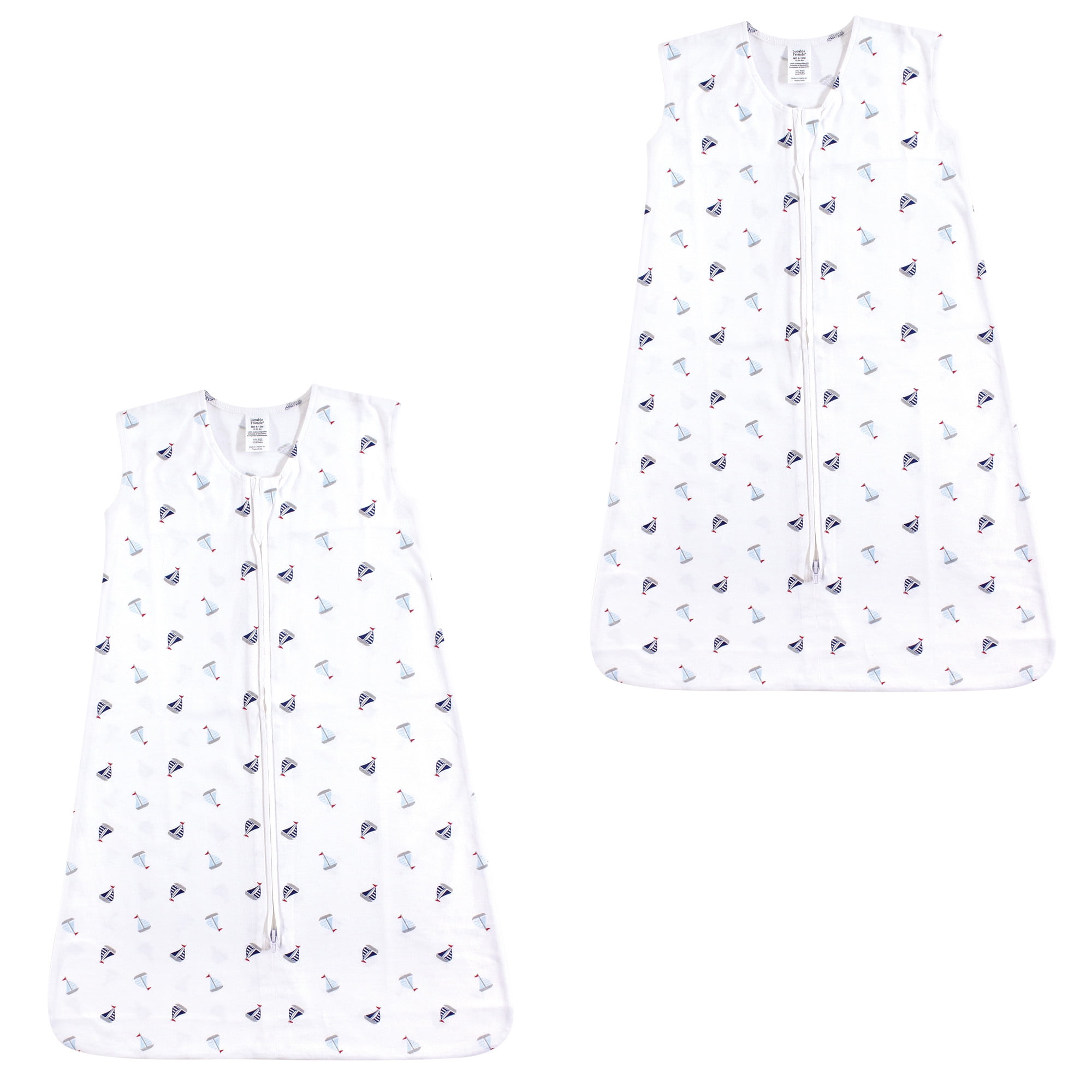 Luvable friends Baby Boy and Girl Jersey Cotton Sleeping Bag 2 Pack