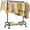 Black, variant on PETGLE Heavy Duty Clothes Rack 75" Extra Wide, 450 LBS Clothing Rack with 4 Hooks, Lockable Wheels, Metal Garment Rack for Bedroom, Laundry Room, Commercial