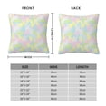 thumbnail image 2 of Pofeuu Color Rabbit Print Double-sided plush pillowcase Square Throw Pillow Covers Pillows Cover for Living Room Bedroom Sofa Couch Cushion Cover（No pillow core）-12"x12", 2 of 7