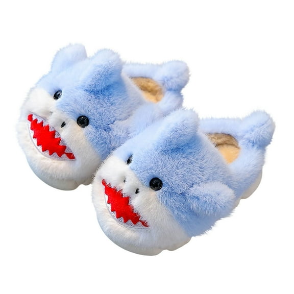 Owordtank Toddler Slippers Boys Girls Cute Warm Shoes Winter Home Indoor Outdoor Plush Thick Sole Slippers