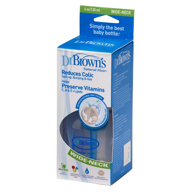 Dr. Brown's Natural Flow, Reduces Colic, Spit Up, Burping and Gas, Baby
