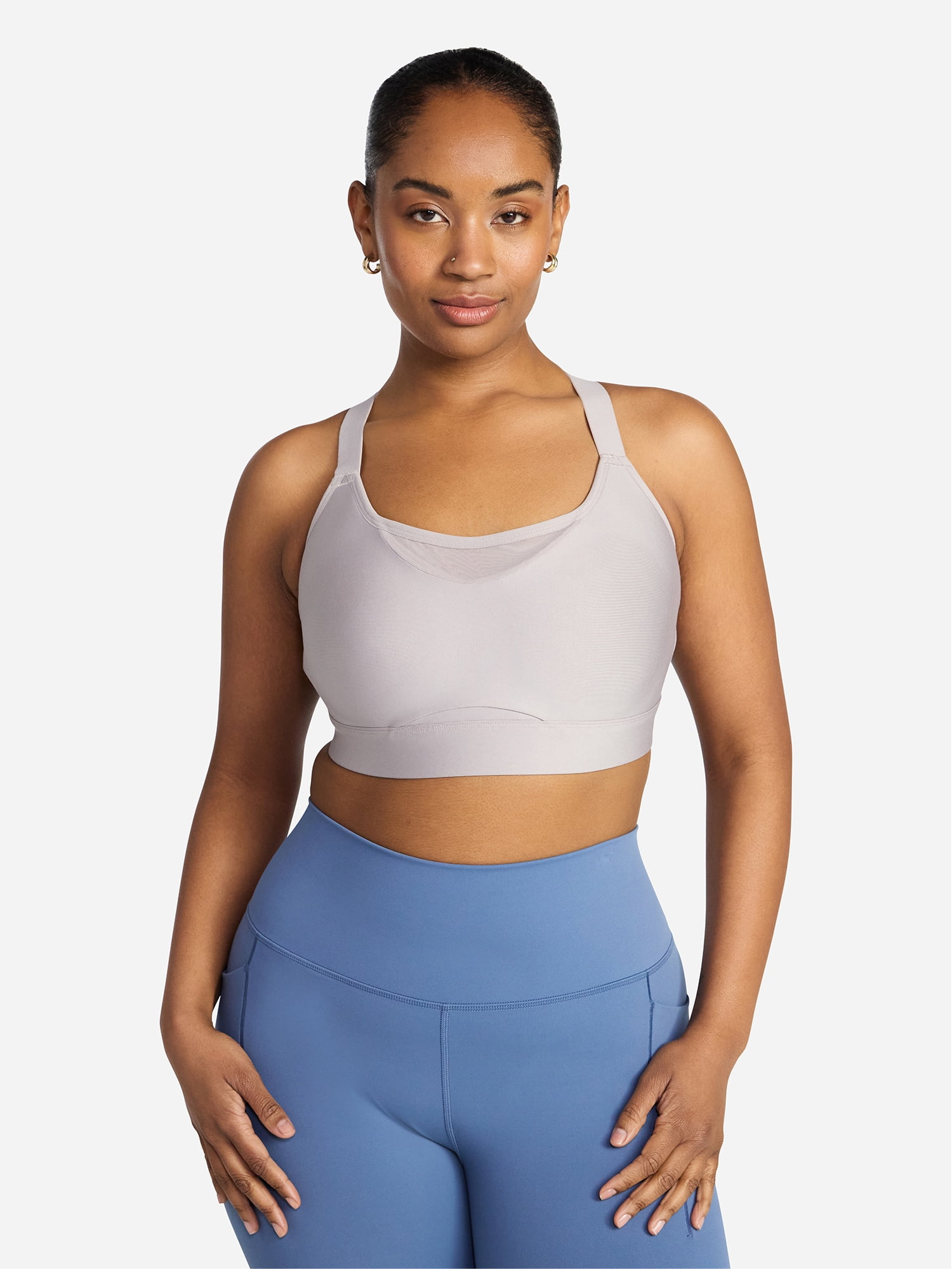 Avia Cross Back Sports Bra for Women, High Support, S-3XL