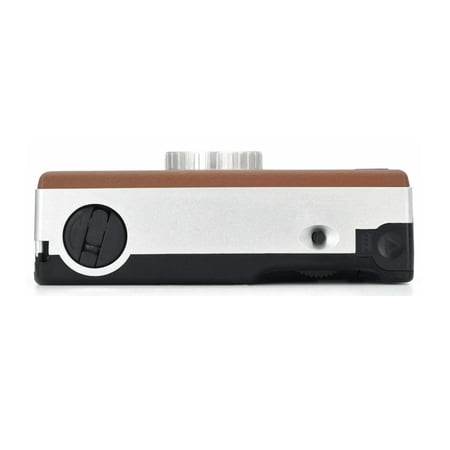 KODAK (コダック) フィルムカメラ インスタントカメラ EKTAR H35 ブラウン シンプル フラッシュ内蔵 屋外 室内 単4電池電源 簡単 Kodak エクター エイチ35 茶色