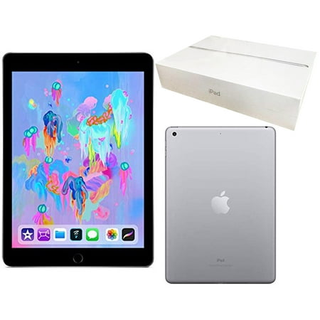 NEW Apple iPad 6th Generation (2018) 9.7-inch Retina Display, 32GB, Space Gray, Wi-Fi Only, Plus Get Free 2-Day (Best New Games For Ipad 2019)