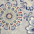 thumbnail image 6 of Home Dynamix Tremont Lincoln Bohemian Floral Area Rug, Grey/Red, 7'10"x10'5", 6 of 6