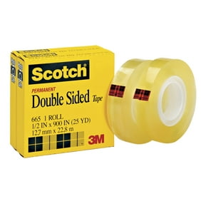 Scotch Double Sided Tape Applicator Clear 1 2 In X 25 In Applicator Walmart Com Walmart Com