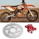 thumbnail image 5 of Disco de freno ANGGREK Reemplazo de calibre rojo para MBX10 MBX11 Moto Mini bicicleta trasera 47cc 49cc Pocket B, 5 of 8