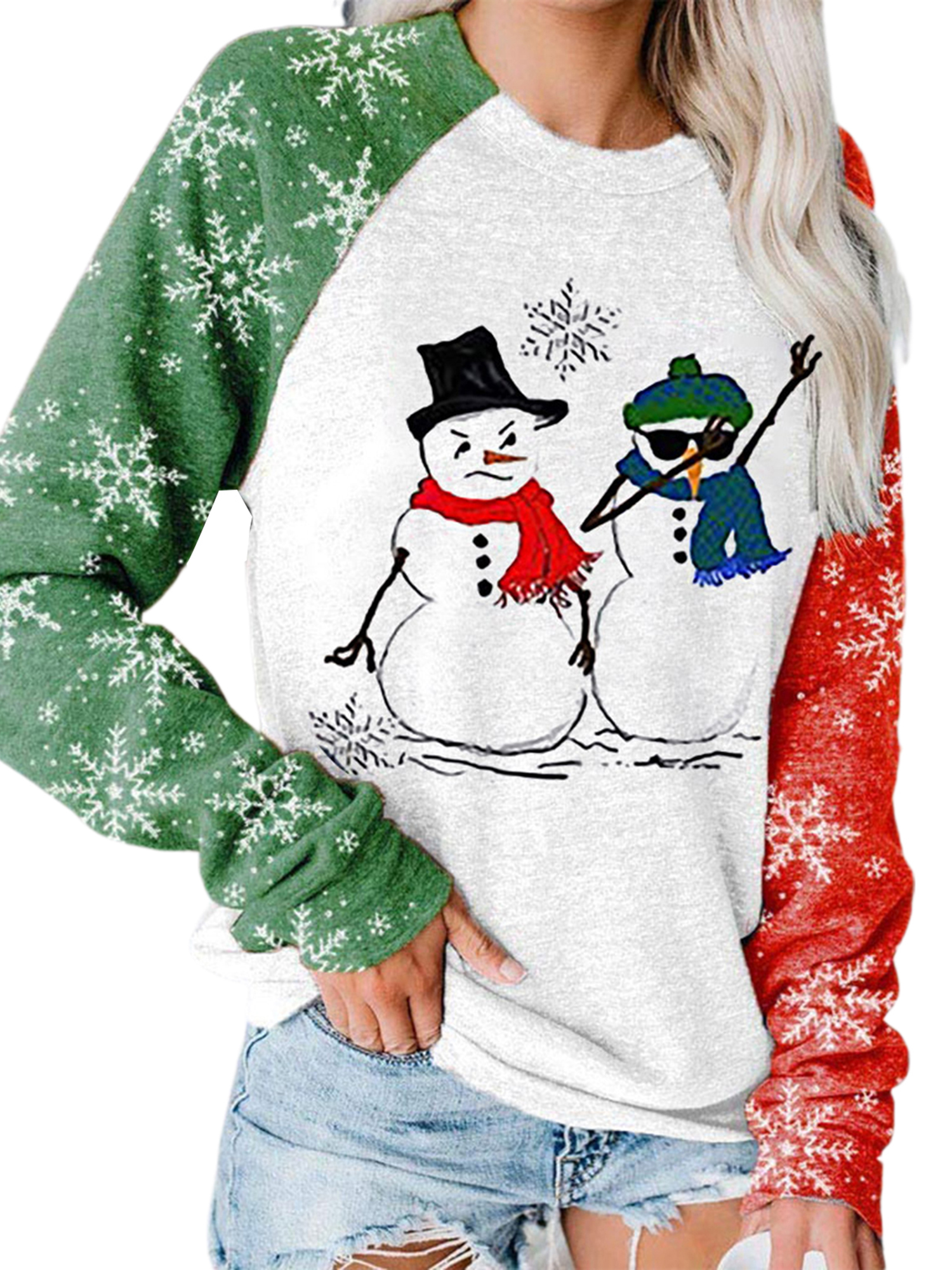 snowman pullover