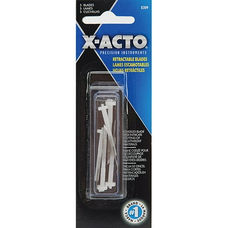 X-Acto Retractable Blade Knife Refill Blades-5/Pkg - Walmart.com