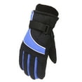 thumbnail image 2 of Dyfzdhu Winter Outdoor Kids Boys Girls Snow Skating Snowboarding Windproof Warm Ski Gloves Sky Blue, 2 of 3