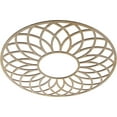 thumbnail image 2 of Ekena Millwork 38"OD x 13"ID x 1/4"T Cannes Wood Fretwork Pierced Ceiling Medallion, Hickory, 2 of 3