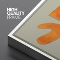 thumbnail image 4 of PixonSign Framed Canvas Print Wall Art Set Multicolor Vibrant Mid-Century Figure Collage Abstract Shapes Illustrations Modern Art Boho Decorative for Living Room, Bedroom, Office - 16"x24"x3 WHITE, 4 of 5