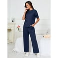 Chiclily Women's Loungewear Sets 2 Piece Pajama Sets Matching Outfits T