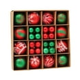 thumbnail image 1 of RKSTN Christmas Balls Christmas Decorative Balls Gift Box Set Painted Christmas Balls Party Christmas Tree Dropball Pendant (44PC) Christmas Decorations, 1 of 3