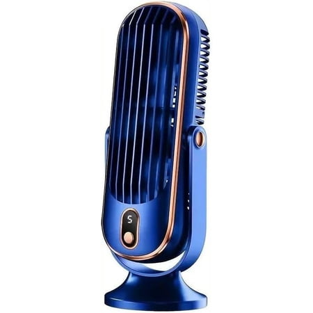 Portable air conditioner fan, large battery dual motor household small air cooler, 5-speed air cooling fan 720 ° surround air blower, office, tourism, camping, Outdoor RV portable USB fan