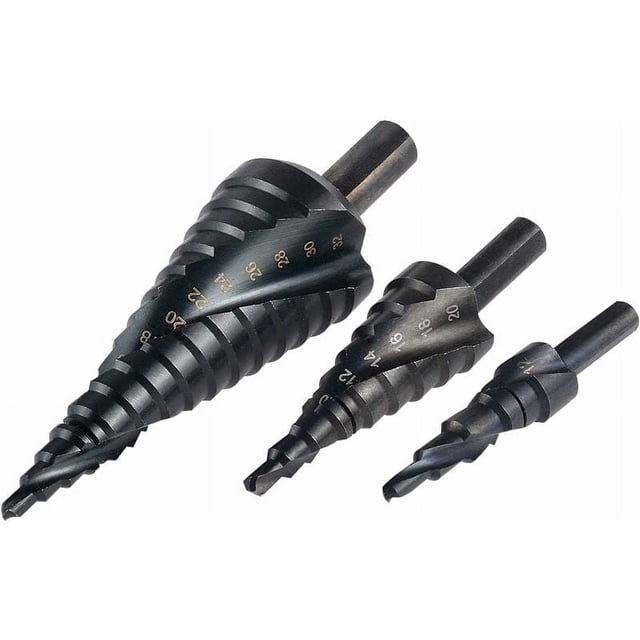 Broca de cobalto con revestimiento Tialn, broca escalonada de acero de alta velocidad para perforación de múltiples materiales, vástago hexagonal de cambio rápido para un funcionamiento sin