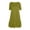 Army Green, variant on HBBIKVI Tiered Ruffle T-Shirt Dress for Women Casual Short Sleeve Mini Dress with Relaxed Comfortable Fit for Daily Everyday Vacation Style