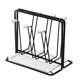 thumbnail image 2 of Escurridor de tazas, soporte para tazas, colgador dorado para vasos de mesa. Negro, 2 of 7