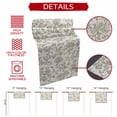 thumbnail image 5 of Farmhouse Sage Green Table Runner 108 Inches Long,Vintage Flower Leaf Botanical Cotton Linen Table Runners Dresser Scarves,Decorative Tabletop Scarf Furniture Cover for Home Dinner Party 13"x108", 5 of 8