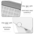 thumbnail image 3 of ADDHAT Paleta De Pintura Rectangular Portátil Con Tapa Y Espacio Para Múltiples Pigmentos, 3 of 8