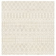 thumbnail image 2 of SAFAVIEH Blossom Aspen Geometric Wool Area Rug, Beige/Ivory, 4' x 4' Square, 2 of 8