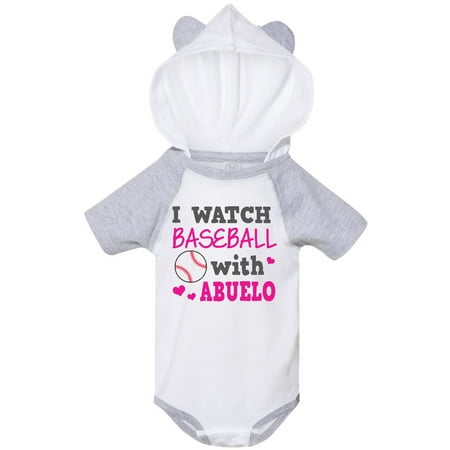 

Inktastic I Watch Baseball with My Abuelo Gift Baby Boy or Baby Girl Bodysuit
