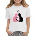 thumbnail image 6 of breaise Short Sleeve Tshirt for Boys Girls Valentine's Day Graphic Shirt 2026 Summer Loose Fit Crewneck Tops, 6 of 9