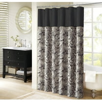 Home Essence Charlotte Jacquard Shower Curtain