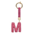 thumbnail image 1 of Uxcell Encanto de Letra M con Rhinestone para Fabricación de Joyas, Rojo Rosa, 1 of 6